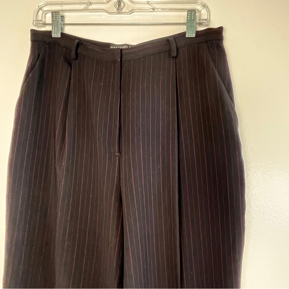 Geoffrey Beene Sport Black Pinstripe Pants